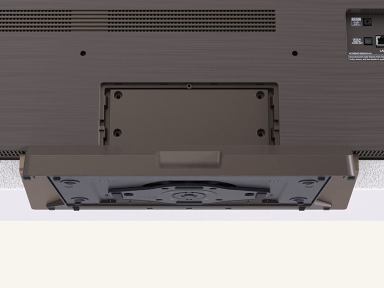 Step-by-step video on how to attach the stand for the LG OLED evo AI C5 4K Smart TV.
